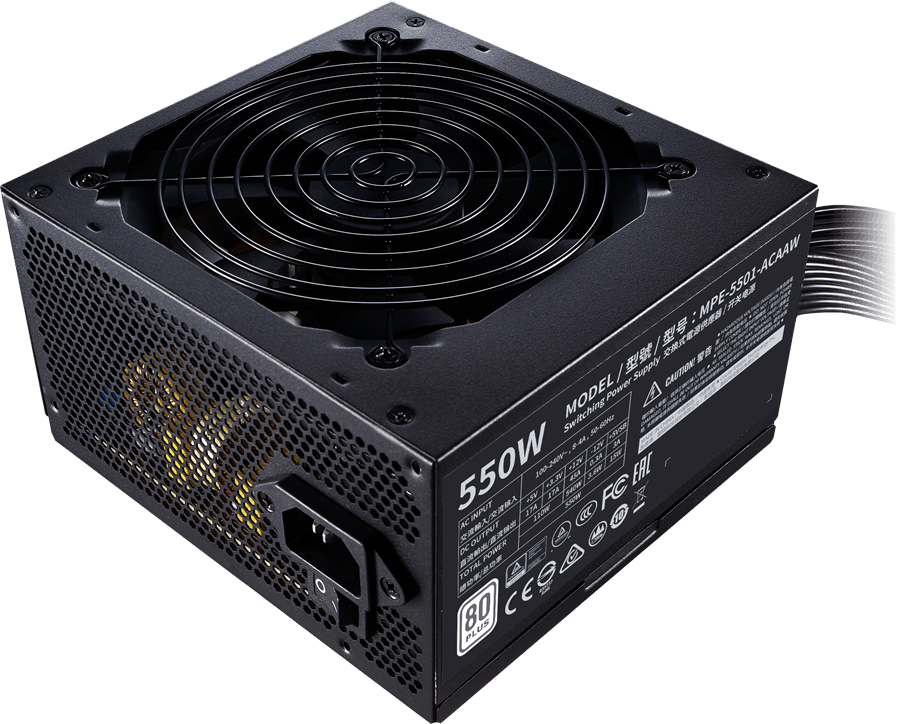 Refurbished Cooler Master MWE 550 White 230V - V2 Refurbished Cooler Master MWE 550 White 230V - V2